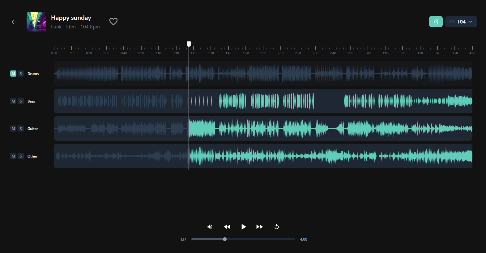 Jamify Interface